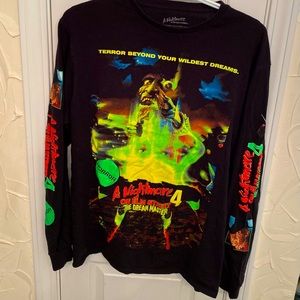 Movie-Vintage Nightmare on Elm Street Long-sleeve